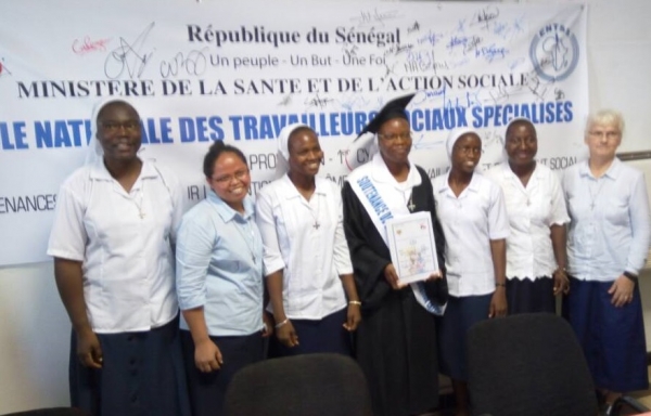 Congratulations to the Graduates: Srs Josphine, Jeanne-Valrie and Elisa